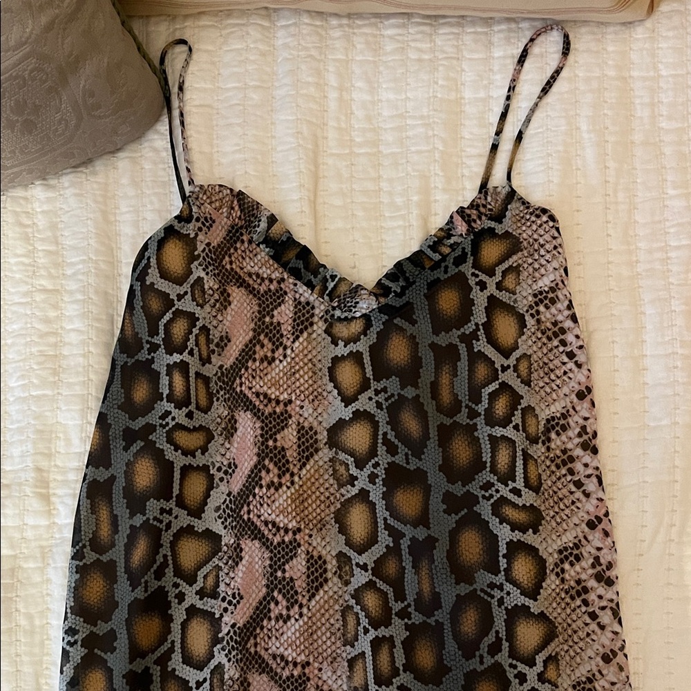 Adrienne Multicolor Snake Print Cami